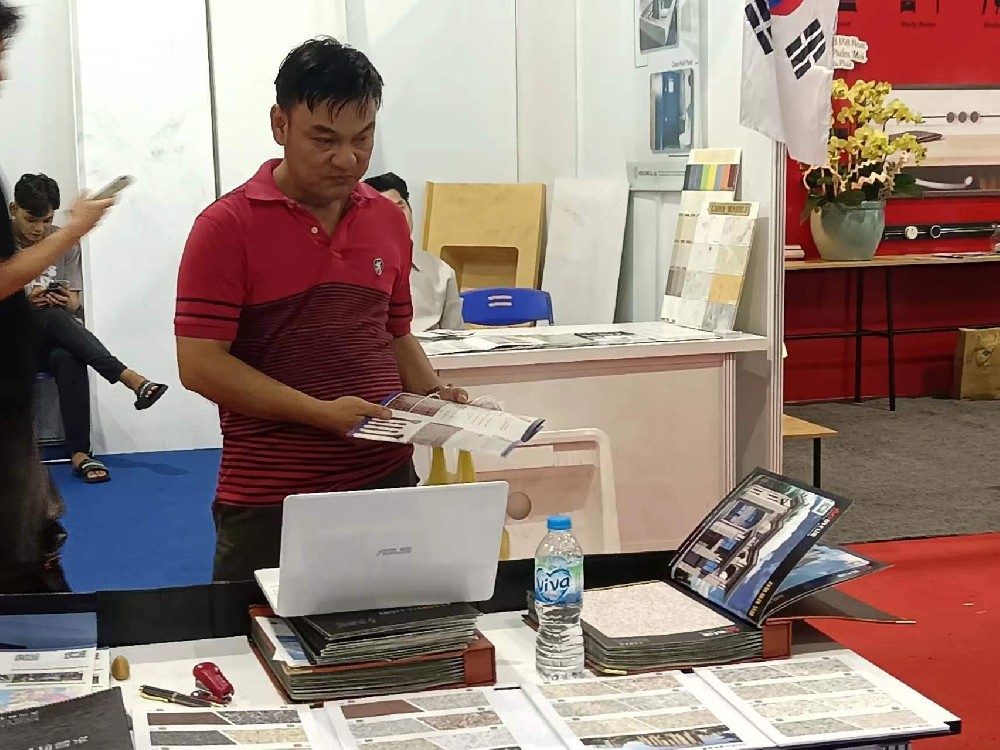 水晶叶2023年8月越南参展现场