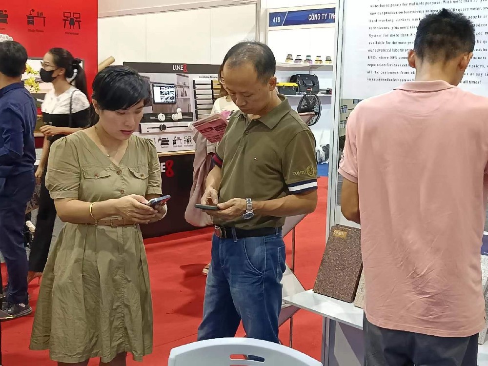水晶叶2023年8月越南参展现场