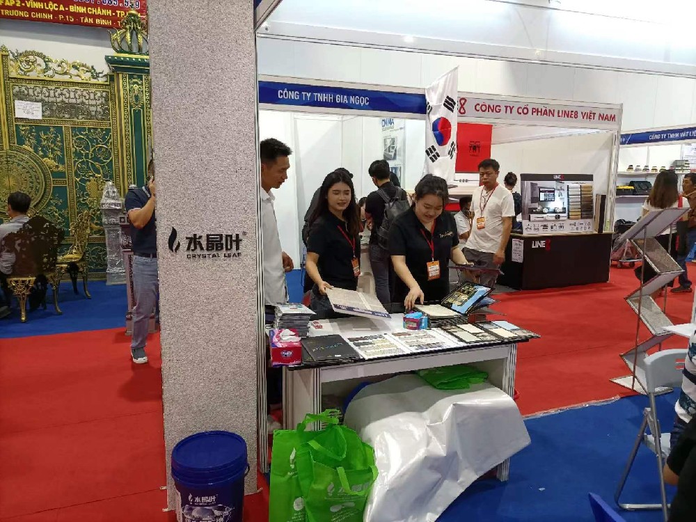水晶叶2023年8月越南参展现场
