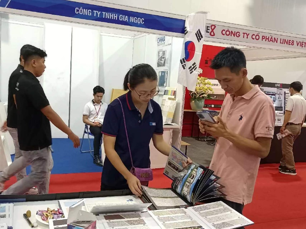 水晶叶2023年8月越南参展现场